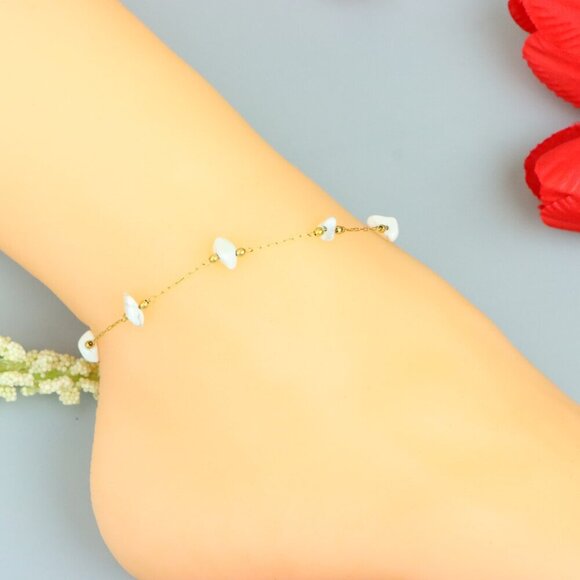 "Handmade Anklet – A Stylish Choice for Women, Thoughtful Gift Idea, EVCH1136 - Picture 2 of 9